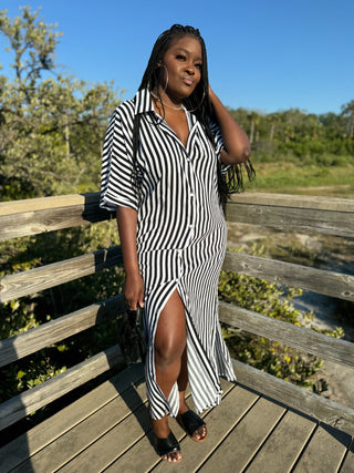 maxi dress long dress strip dress button down dress sexy dress shirt dress