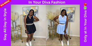 Chic Two-Piece Tennis Skirt Sets for Moms