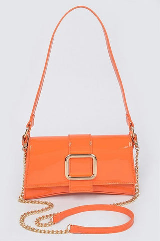 Buckle Shoulder Hand Bag